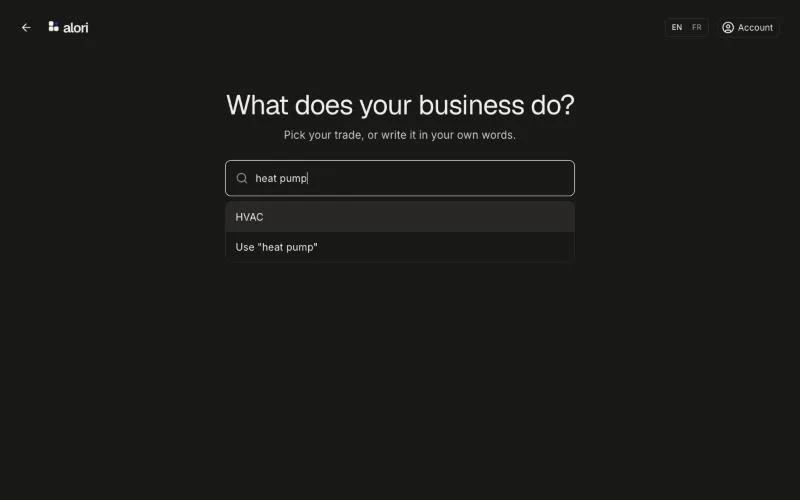 The trade question, with the list as you type