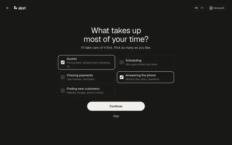 The choices for what takes your time