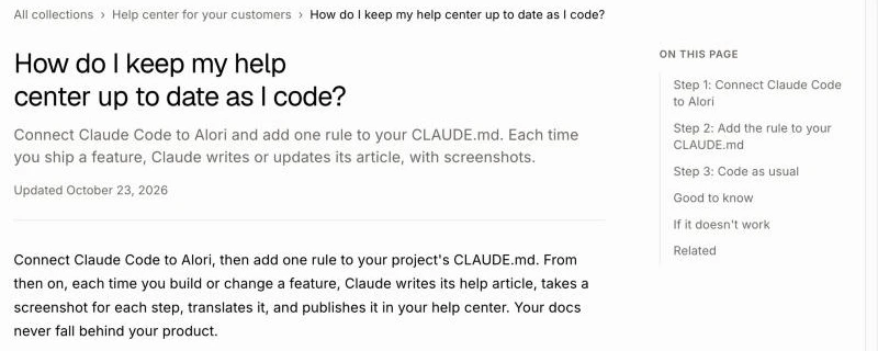 This article, written and published by Claude Code