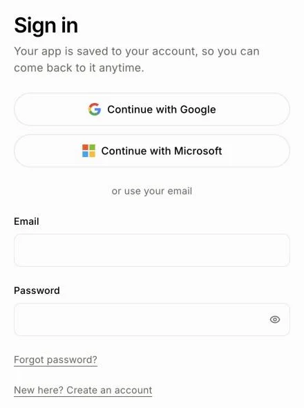 The Forgot password? link on the Sign in page
